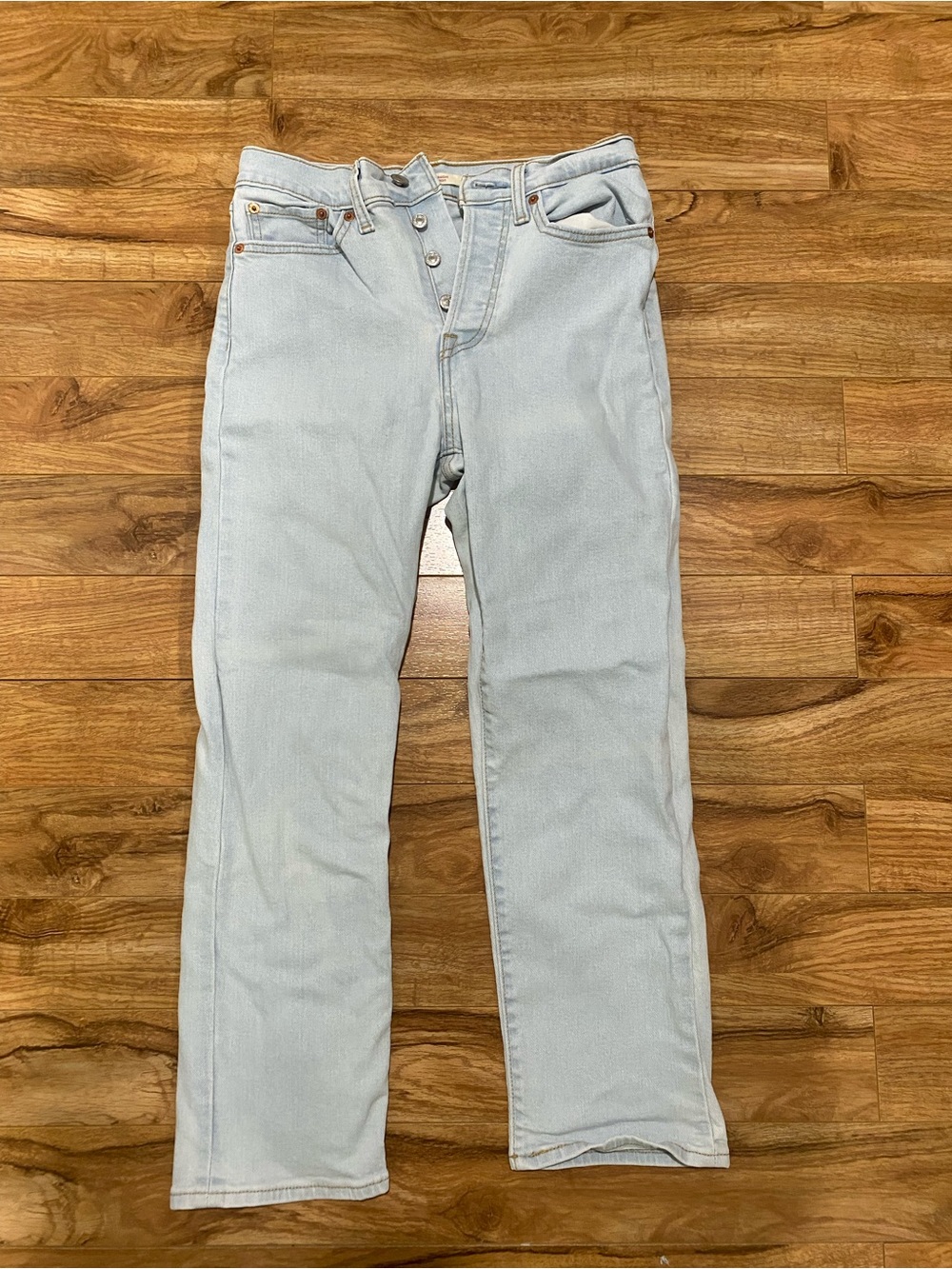 Light Blue High-Rise Levi’s jeans